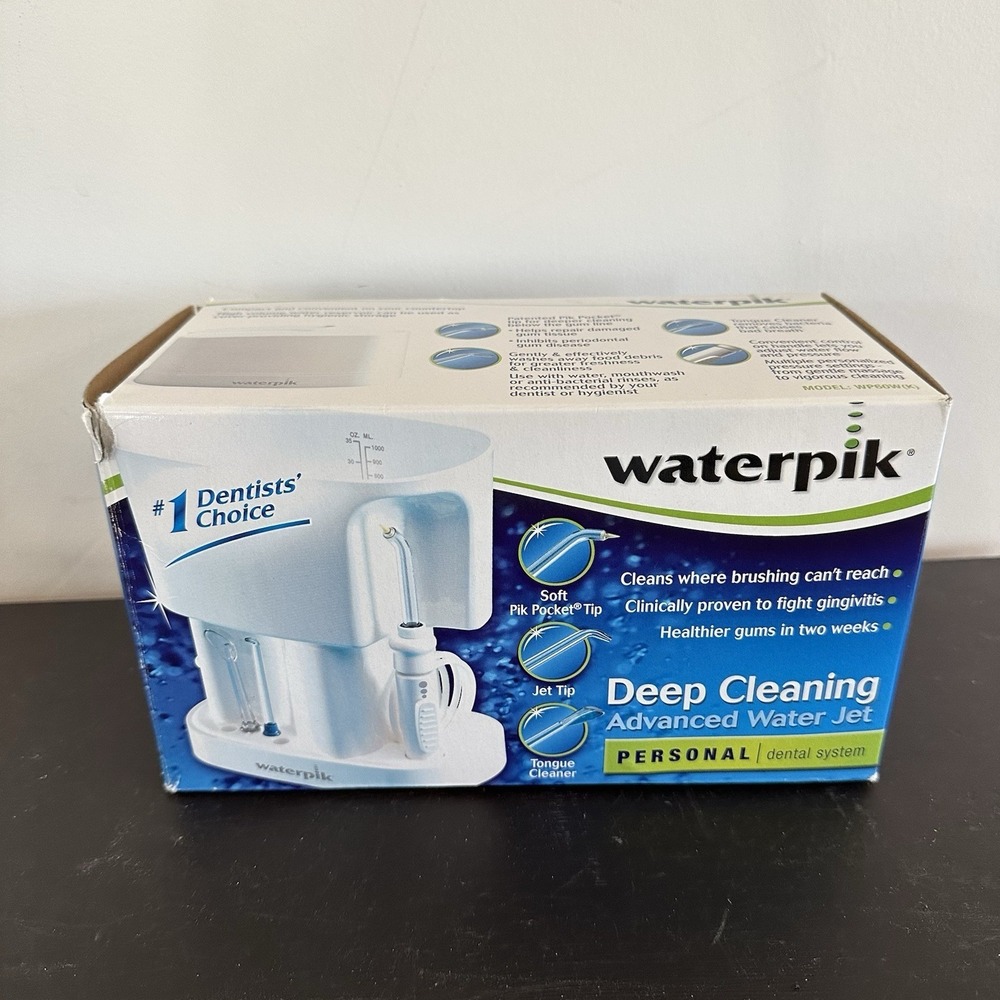 Waterpik Personal Oral Cleaning System Oral Irrigator WP-60W Vintage Teeth Floss